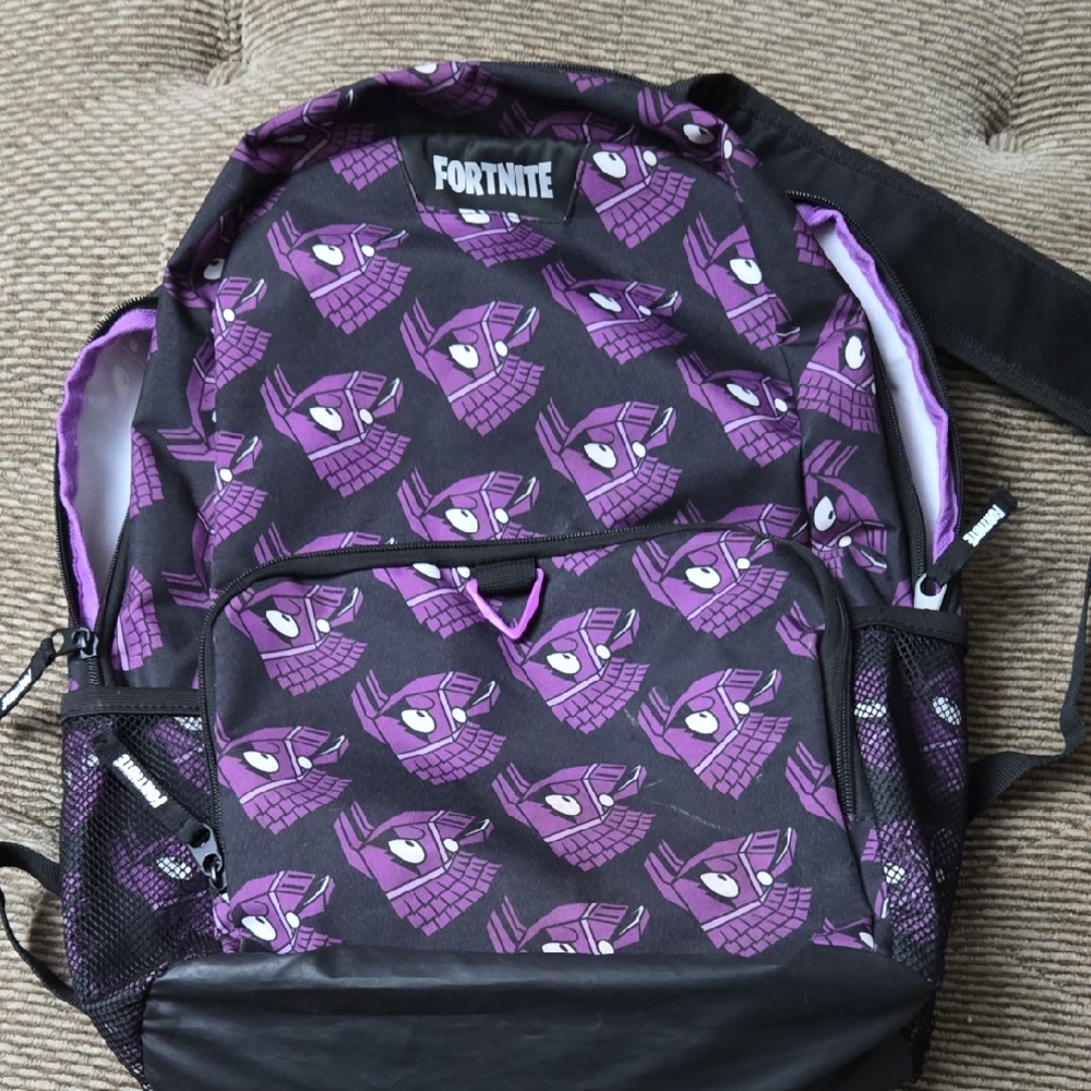 Fortnite Purple Llama Backpack - Picture 1 of 3